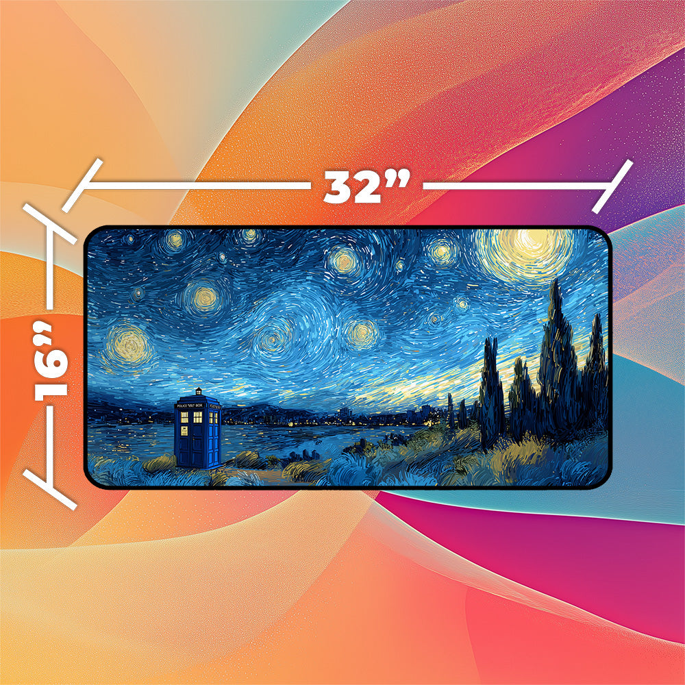 Blue Box Starry Sky Playmat | Sci-Fi Night Mat