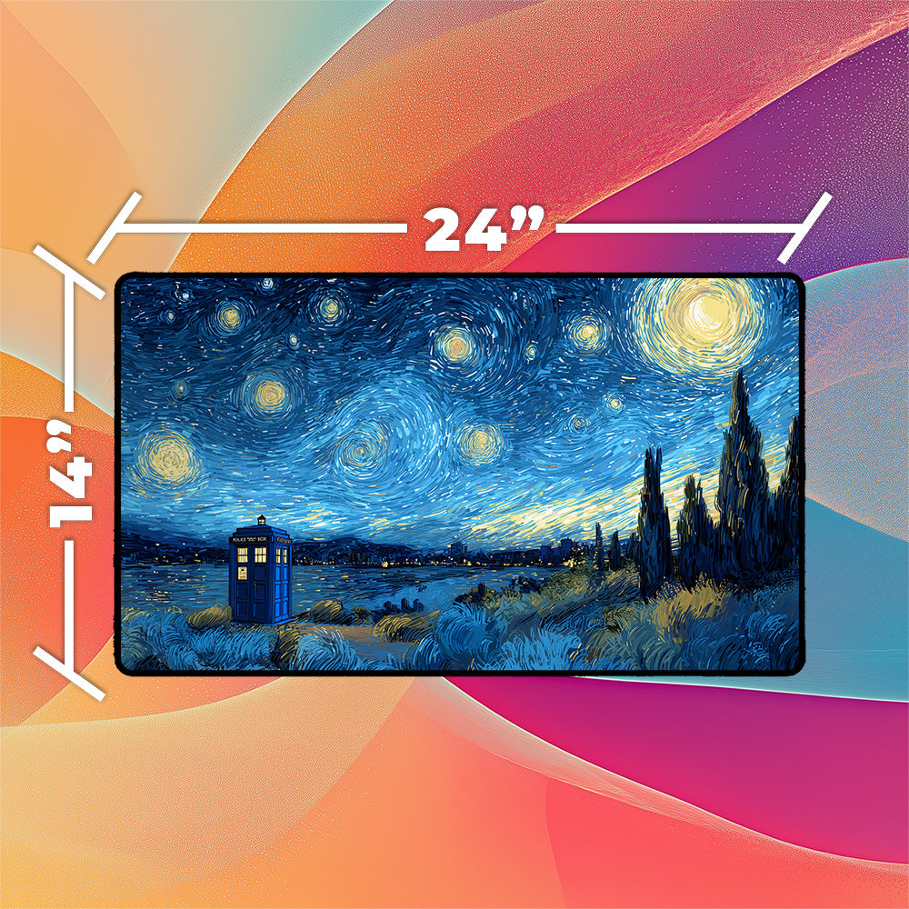 Blue Box Starry Sky Playmat | Sci-Fi Night Mat