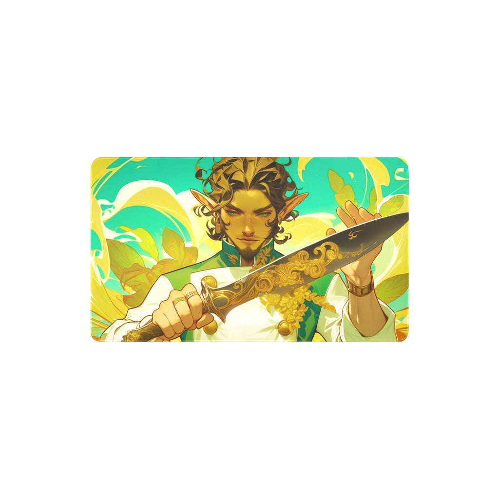 Rocco Cabaretti Caterer Playmat (Borderless) | Magic the Gathering Playmat Custom Rectangle Mousepad 23.6" x 13.8"（with Stitched Edges）(Made in USA)