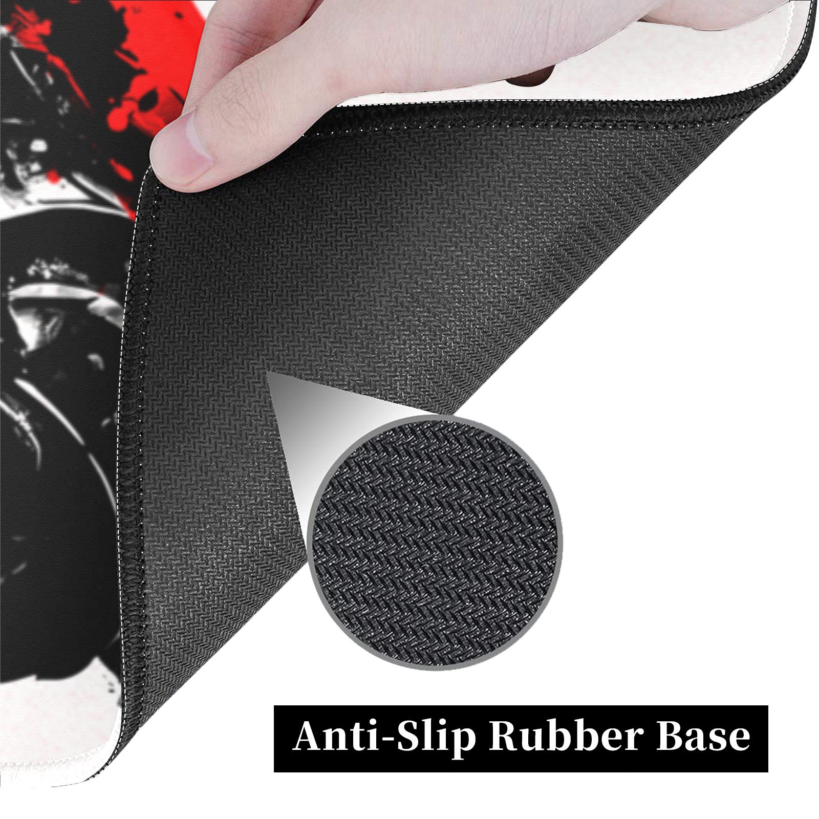 Jin Sakai Playmat (Borderless) | Samurai Ghost Kanji | Magic the Gathering Playmat