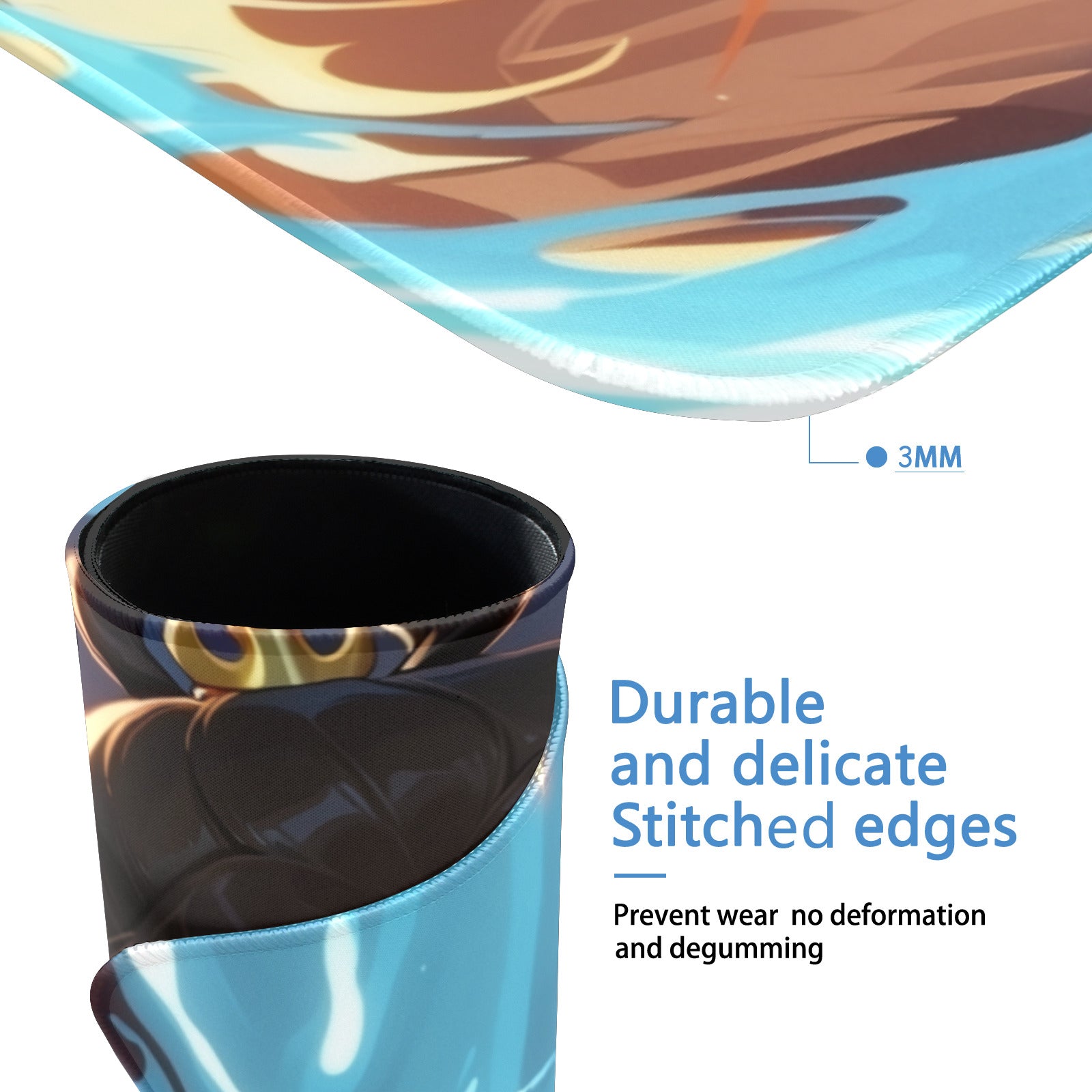 Fire Lord Azusa Playmat (Borderless) | Fiery Magic the Gathering Playmat