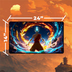 Elemental Swirl Master Playmat | Four Powers Fantasy Mat