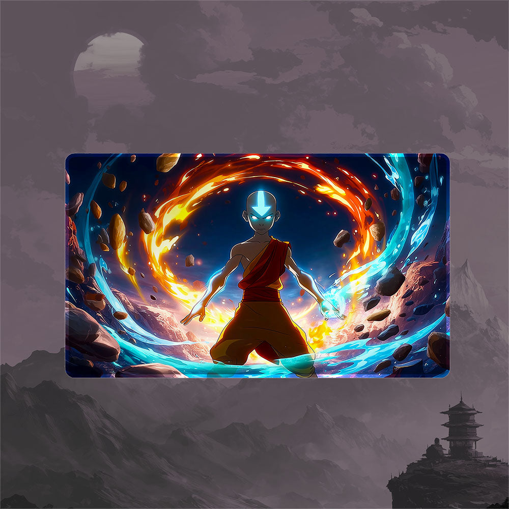 Avatar Aang Playmat (Borderless) | Magic the Gathering Playmat