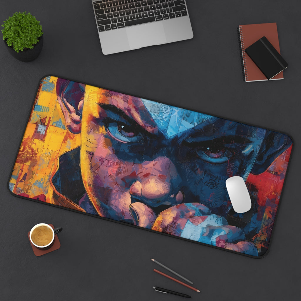 Aang Playmat | Magic the Gathering Playmat | Avatar Close Up Face Art With MTG Zones Option | 24x14 | 32x16 Sizes