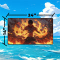 Blazing Commander Playmat | Fire Anime TCG Mat