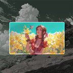 Lily Field Heroine Playmat (Borderless) | Butterfly Fantasy Mat
