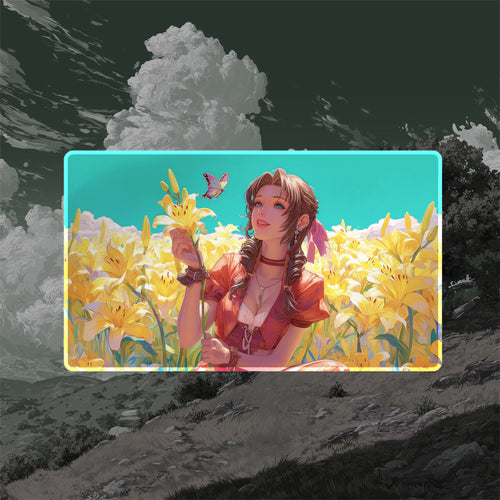 Aerith, Last Ancient Playmat (Borderless) | Final Fantasy Playmat