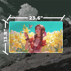 Lily Field Heroine Playmat (Borderless) | Butterfly Fantasy Mat
