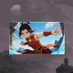 Composed Flame Empress Playmat (Borderless) | Elegant Villain Mat