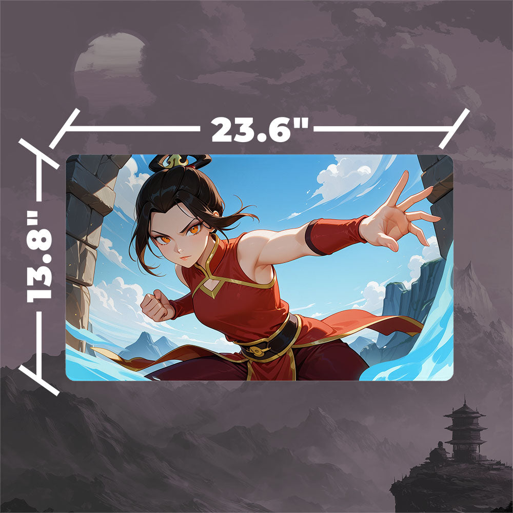 Fire Lord Azusa Playmat (Borderless) | Action Magic the Gathering Playmat