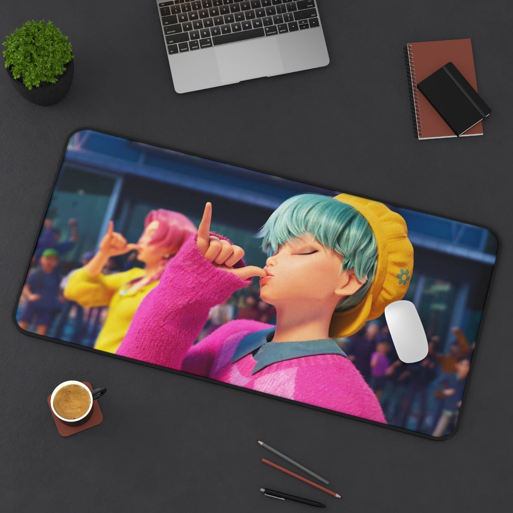 Baby Saja Boys Playmat | TCG Playmat | K-Pop Demon Hunters Soda Pop Dance Playmat No Zones Option | 24x14 | 32x16 Sizes