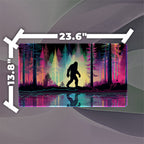 Misty Forest Bigfoot Playmat (Borderless) | Neon Vector Mat