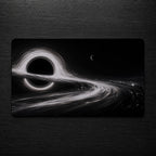 Black Hole Event Horizon Desk Mat 24x14 36x18 48x24