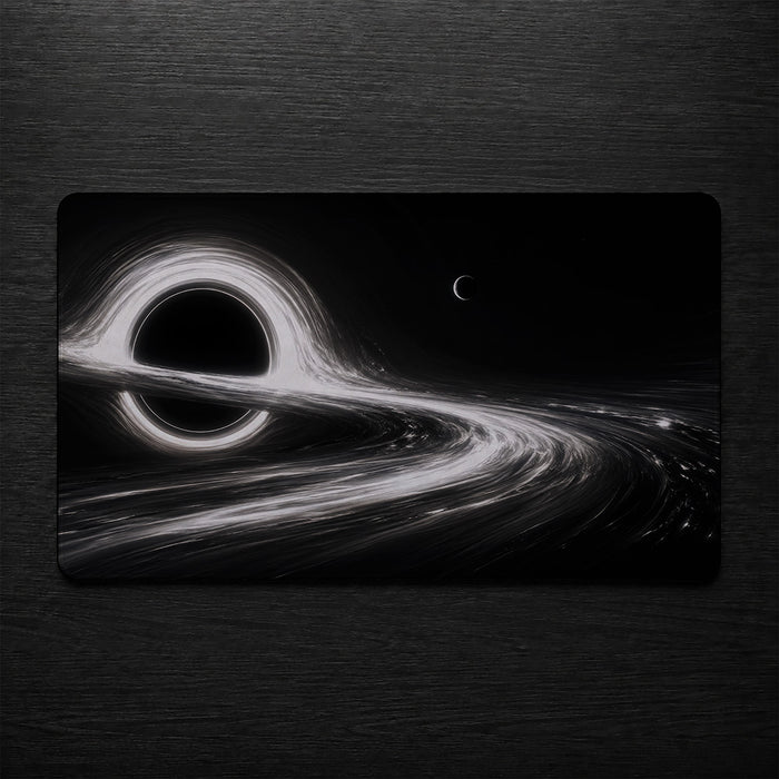 Black Hole Event Horizon Desk Mat 24x14 36x18 48x24