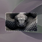 Black Mamba Playmat (Borderless) | Fierce Snake Portrait Mat