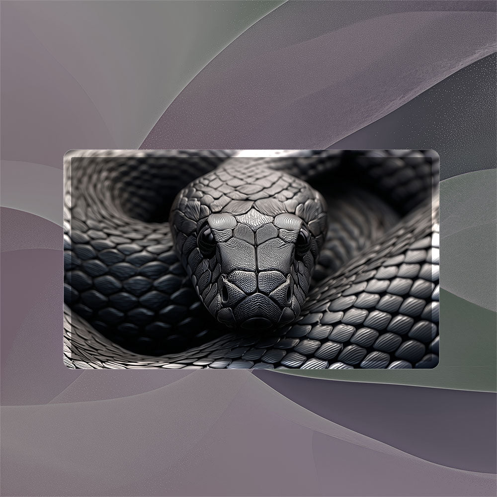 Black Mamba Playmat (Borderless) | TCG Playmat
