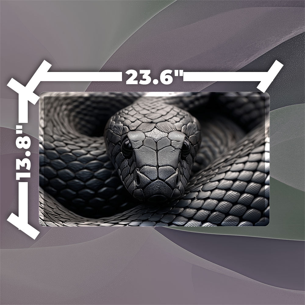 Black Mamba Playmat (Borderless) | TCG Playmat