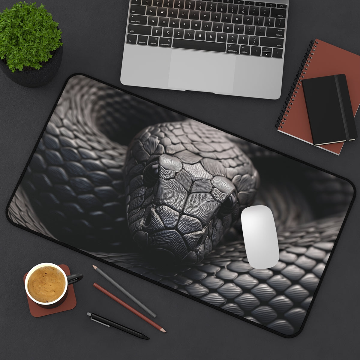 Black Mamba TCG Playmat | TCG Playmat | Fierce Reptile Playmat No Zones Option