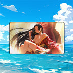 Pirate Empress Ocean Playmat | Anime Beach Scene TCG Mat