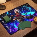 Time-Bending Prodigy Playmat (Borderless) | Neon Motion Mat