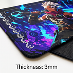 Time-Bending Prodigy Playmat (Borderless) | Neon Motion Mat