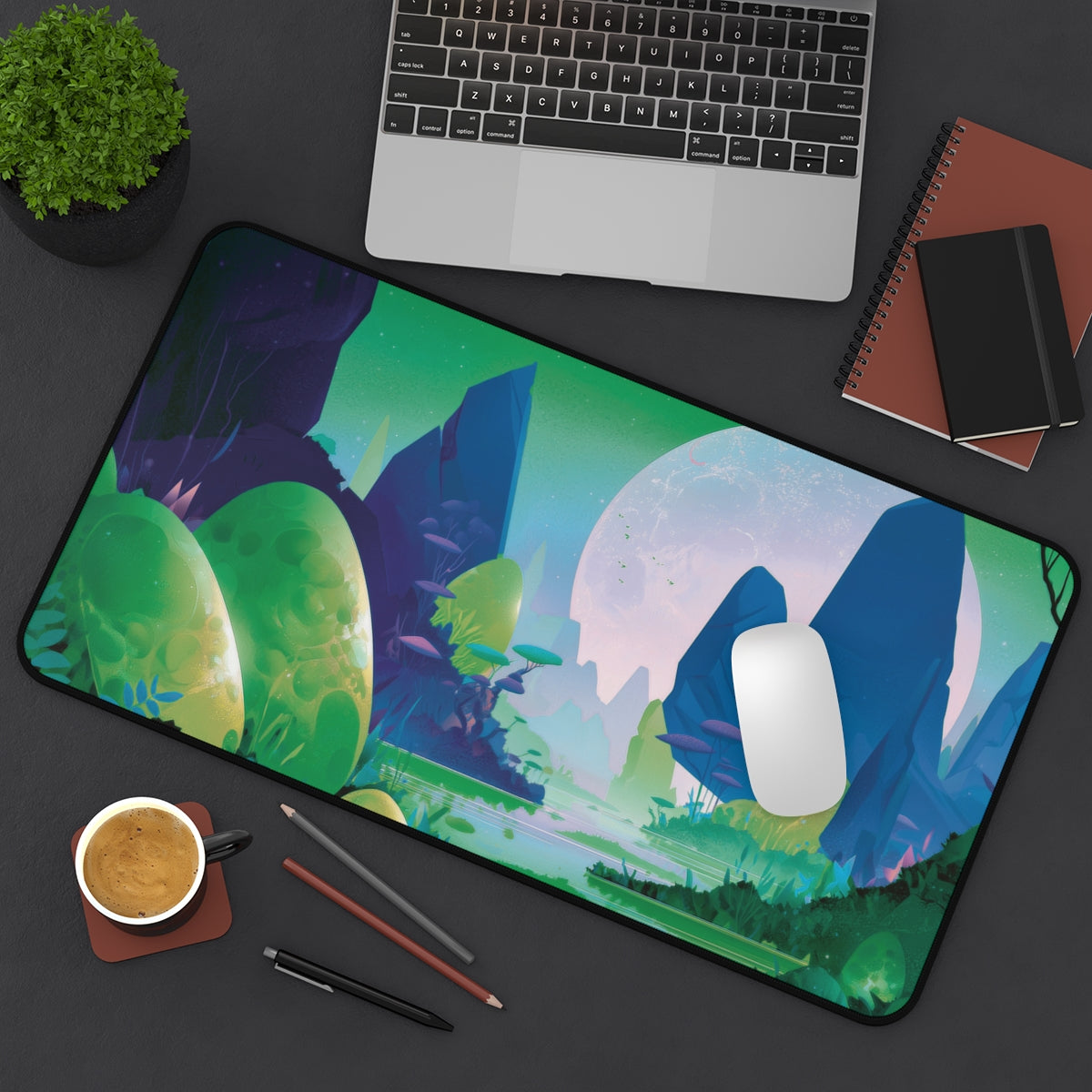 Breeding Pool Playmat | Magic the Gathering Playmat | Stellar Sights Playmat with Zones Option | 24x14 | 22x12 | 32x16 Sizes