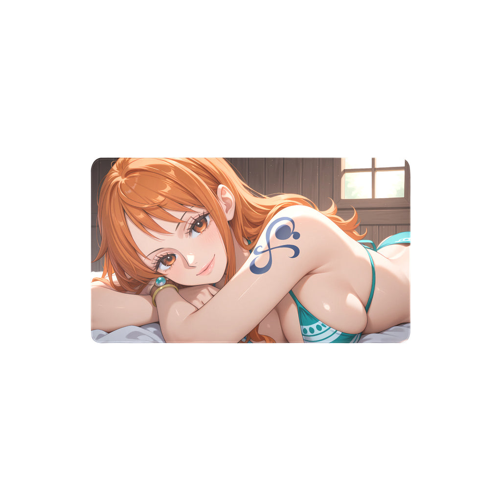 Nami Playmat (Borderless) | Green Bikini | One Piece Playmat