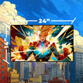 Female Superhero Playmat | Cosmic Energy Comic Art