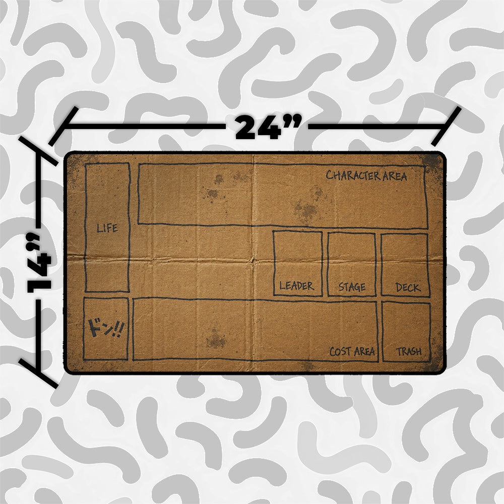 Funny Commander Playmat – Cardboard Box TCG Mat, Multiple Games