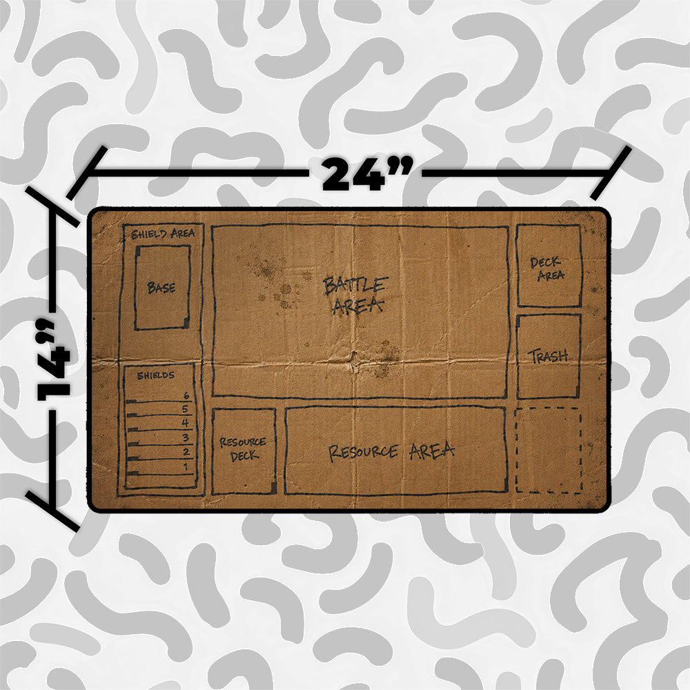 Funny Commander Playmat – Cardboard Box TCG Mat, Multiple Games
