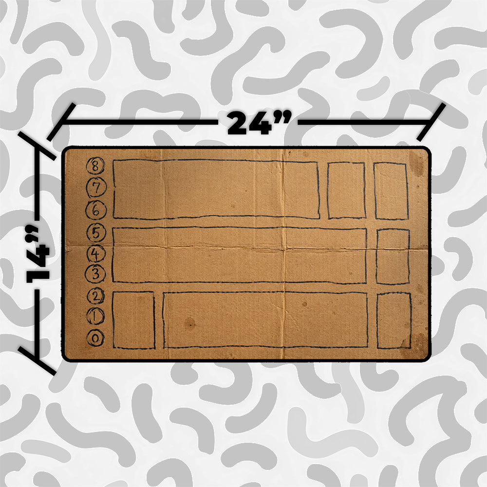 Funny Commander Playmat – Cardboard Box TCG Mat, Multiple Games