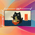 Ramen Cat Playmat | Ukiyo-e Kawaii Neko Art Mat