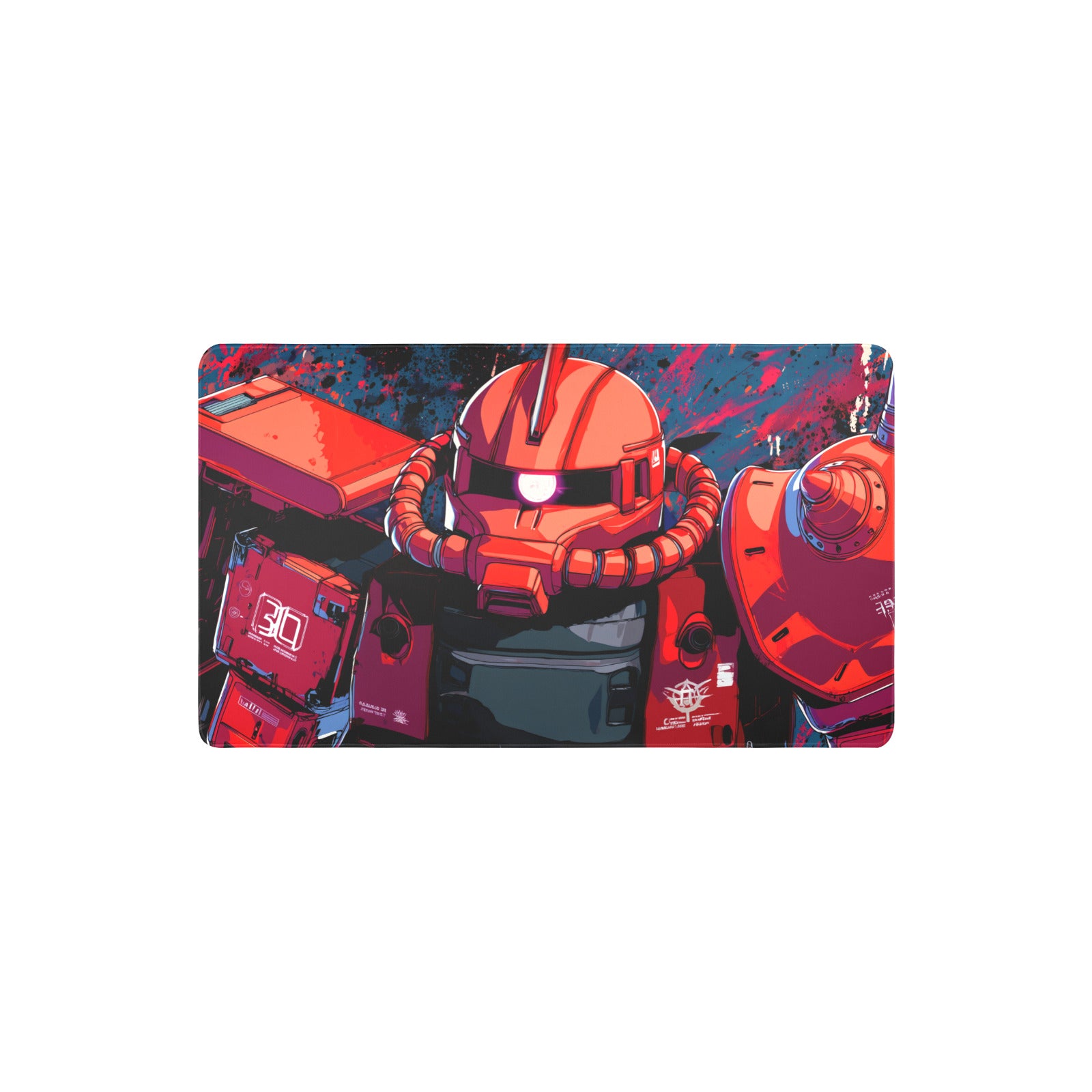 Zaku Red Comet Playmat (Borderless) | Gundam TCG Playmat