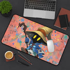 Chibi Black Mage Playmat | Wizard Hat Anime Mat