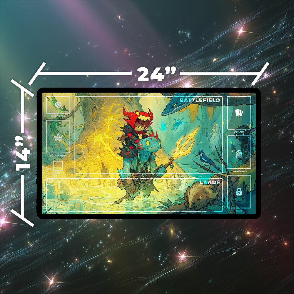 Cradle Farm Playmat | Whimsical Storybook Commander TCG Game Mat