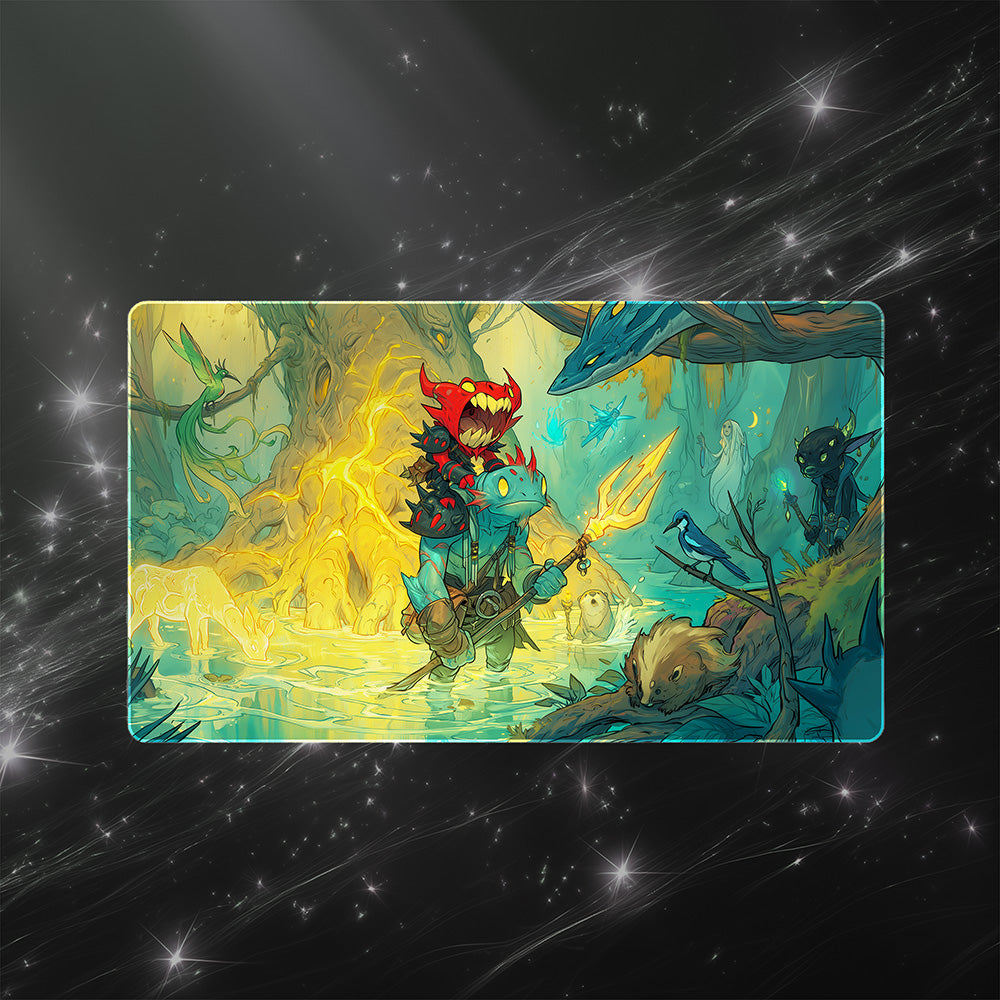 Cradle Farm Playmat (Borderless) | Whimsical Storybook Commander Mat