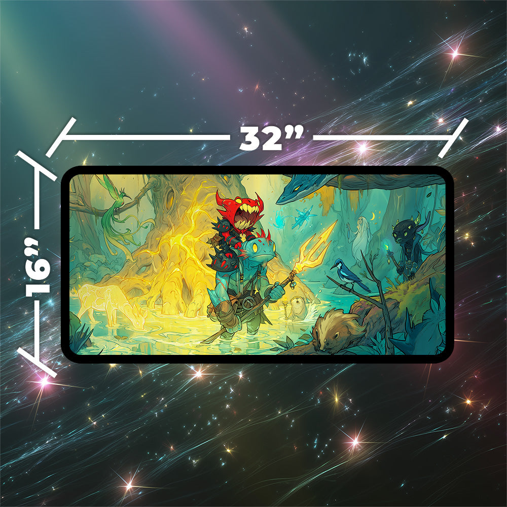 Cradle Farm Playmat | Whimsical Storybook Commander TCG Game Mat