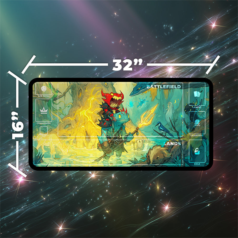 Cradle Farm Playmat | Whimsical Storybook Commander TCG Game Mat