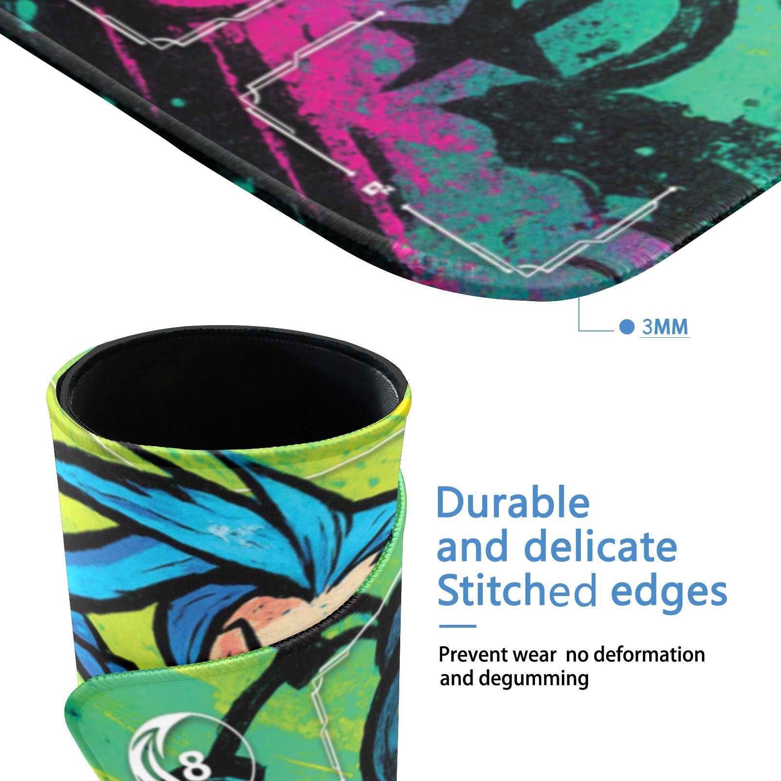 Jinx Playmat (Borderless) | Riftbound League of Legends Playmat