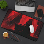 Darth Vader playmat featuring a dramatic scene of Vader on his Sith throne with a red and black design.
