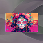 Calavera Woman Playmat (Borderless) | Day of the Dead Mat