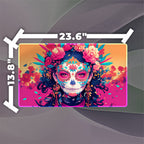 Calavera Woman Playmat (Borderless) | Day of the Dead Mat