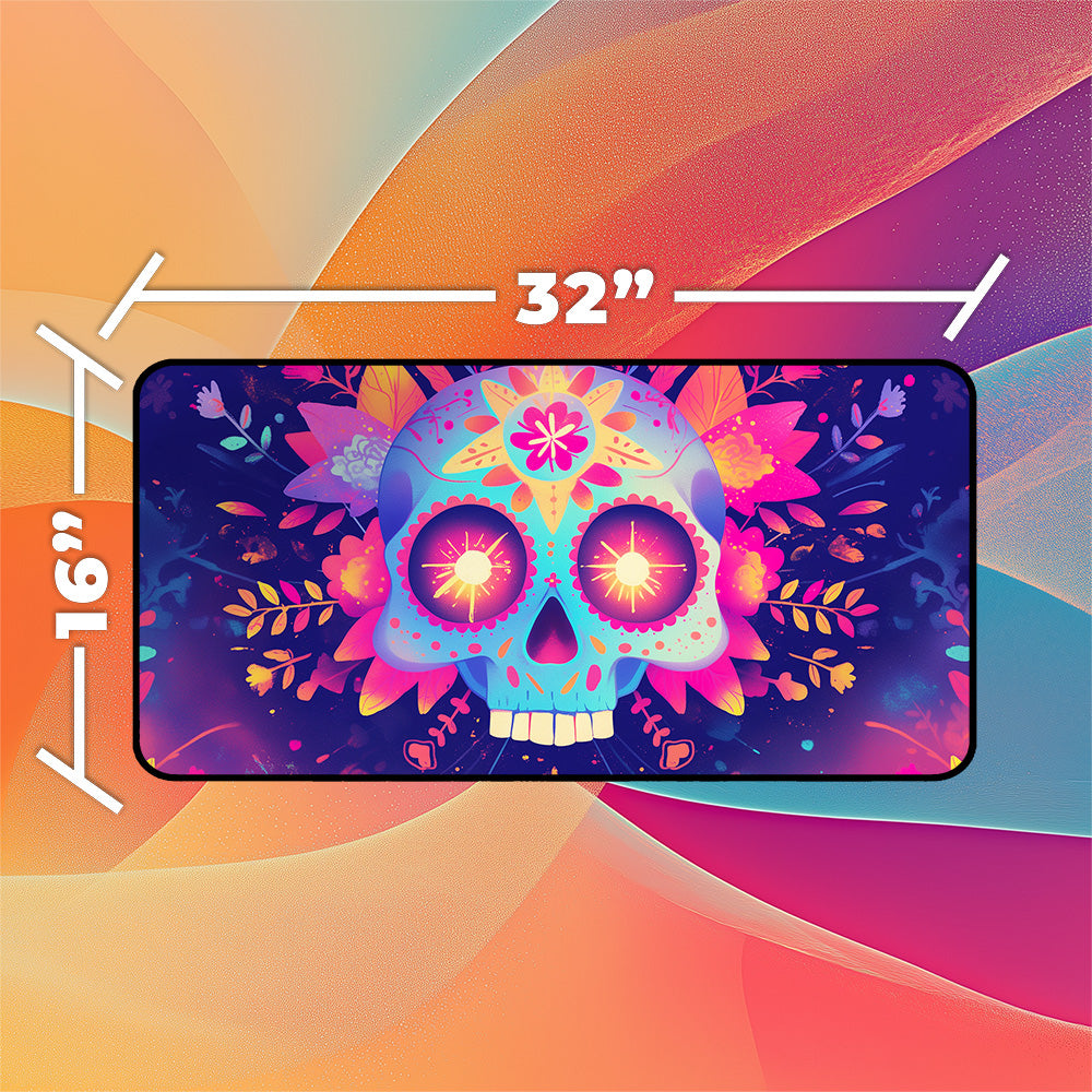 Day of the Dead Sugar Skull Playmat