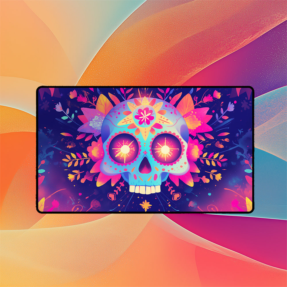 Day of the Dead Sugar Skull Playmat