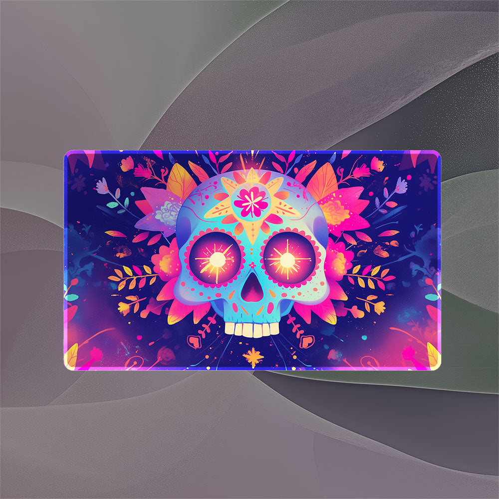 Day of the Dead Skull Playmat (Borderless) | TCG Playmat