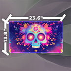 Sugar Skull Playmat (Borderless) | Day of the Dead Floral Mat