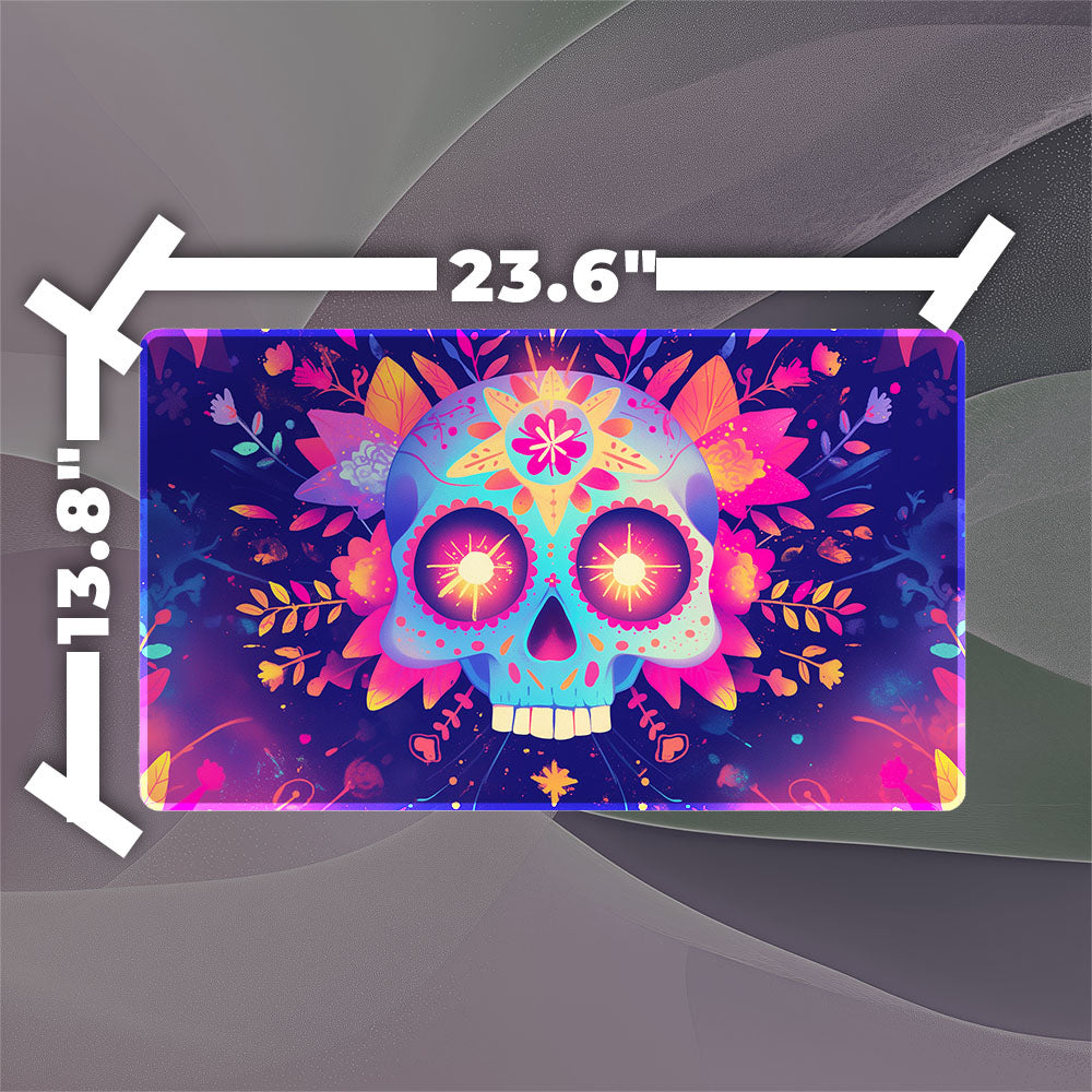 Day of the Dead Skull Playmat (Borderless) | TCG Playmat