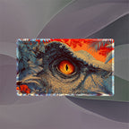 Jungle Dinosaur Eye Playmat (Borderless) | Mysterious Prehistoric Mat