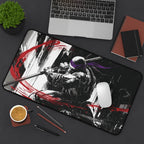 Donatello TMNT playmat featuring black noir ninja turtle art and high contrast linework