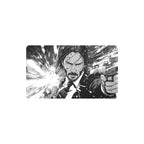 Manga Assassin Playmat (Borderless) | Black White Ink Mat
